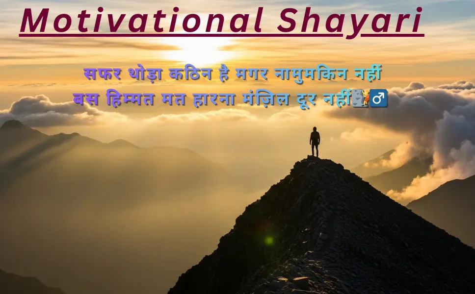 Motivational Shayari